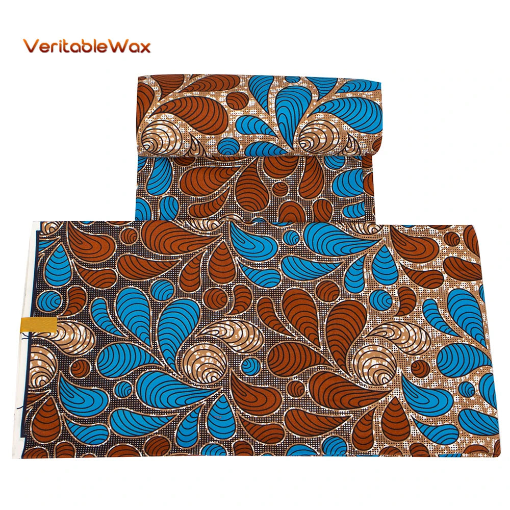 2024 Veritablewax Ankara Africa Prints Batik Wax Fabric African Dress Craft DIY Sewing Textile Polyester Nigeria Tissu N-24