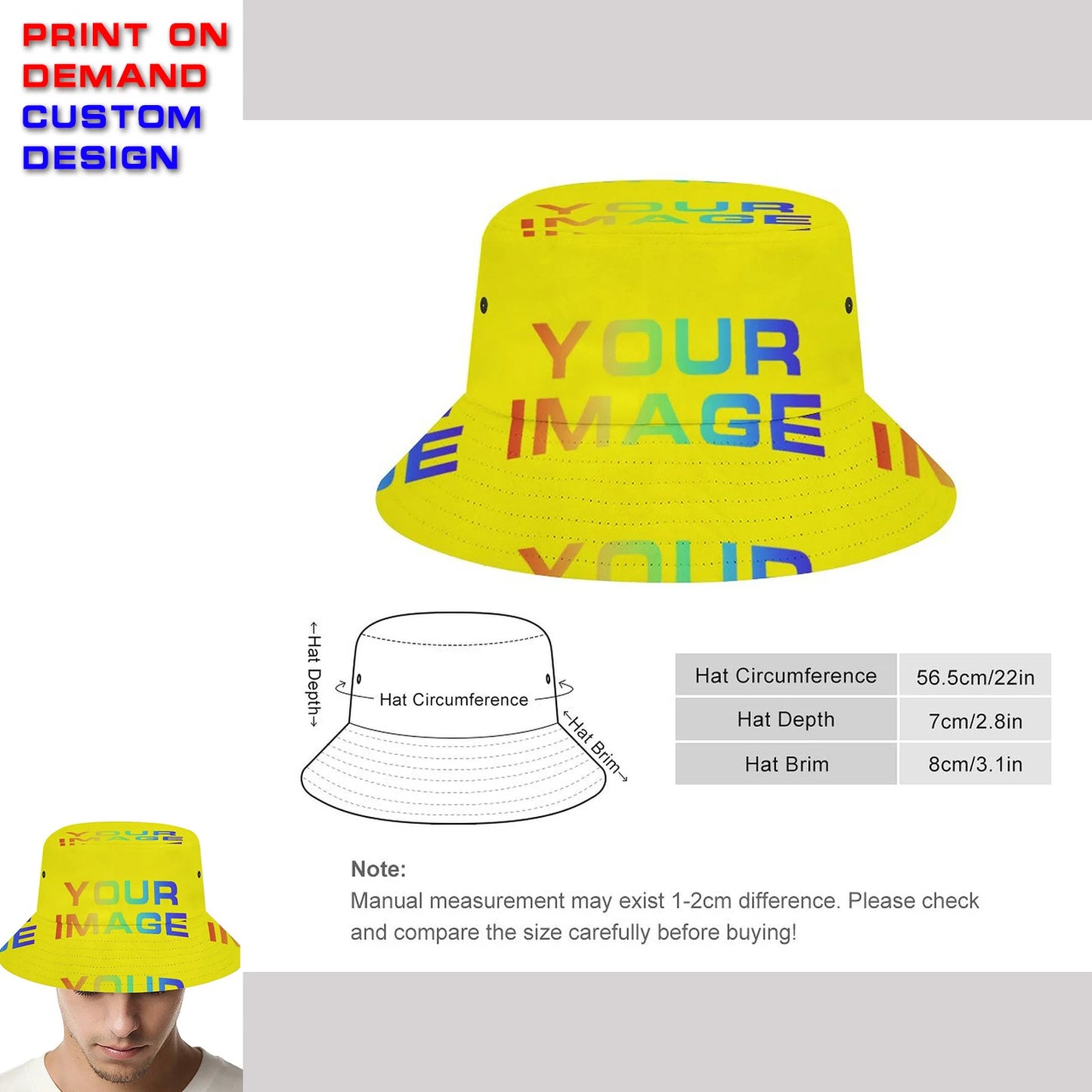 Custom Print On Demand Party Accessories Hats Scarves Men's Women's Cartoon Image Design Customized DIY Dropshipping