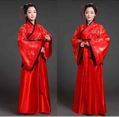 Hanfu Children 2023 Chinese Costume Kids Flower Girl Dresses Traditonal Stage Wear Women Dance Costume Adult Fairy Dress