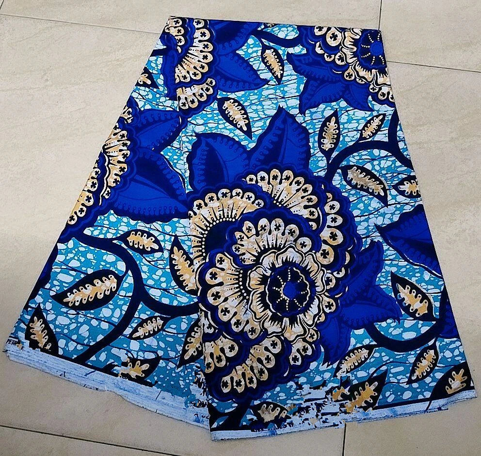 2023 New Hot Sell African Wax Fabric Ankara Wax Prints Fabric Ghana Guaranteed Veritable Wax 6 Yards Wholesale Prices