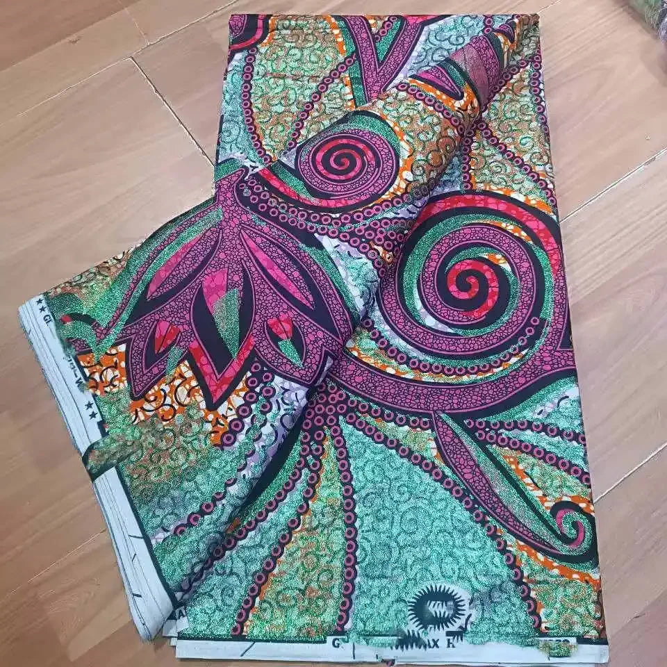 Soft Cotton Veritable Real Wax Ankara Prints Batik Fabric Africa Sewing Dress Craft Material Tissu Patchwork Garment Accessory