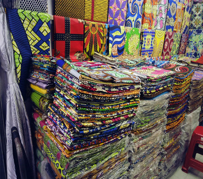 Wax Tissu Africain Coton Patchwork Fabric 2024 High Quality African Fabric Wax Print pagne Ankara Fabric Sewing Material 6yard