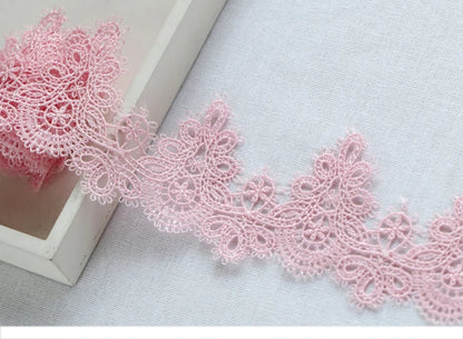 Width:6cm (2.40") High Quality DIY Pendant Handmade Clothing Lace Accessories Water Soluble Embroidery Lace Trims (ss-363)