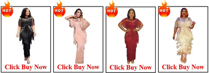 Outfits Dashiki African Dresses for Women Summer Kaftan African V-neck Polyester Plus Size Long Maxi Dress Gowns Ankara Dresses