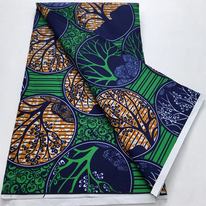 African Wax Fabric Prints 2025 New Arrivals Nigeria Wax Fabric Block Batik Dutch For Women DIY Dresses Cloth Sewing Materials