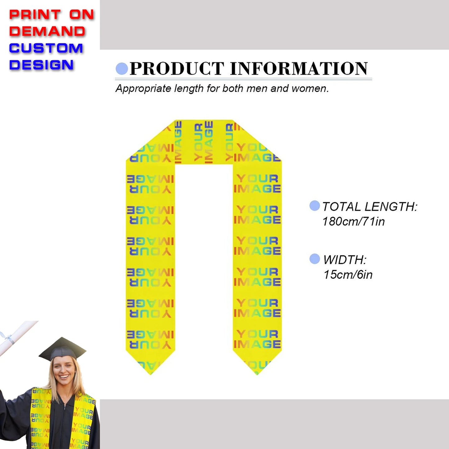 Custom Print On Demand Party Accessories Hats Scarves Men's Women's Cartoon Image Design Customized DIY Dropshipping