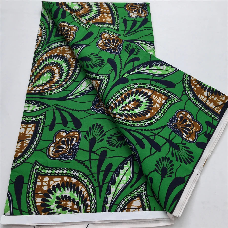 African Wax Fabric Prints 2025 New Arrivals Nigeria Wax Fabric Block Batik Dutch For Women DIY Dresses Cloth Sewing Materials