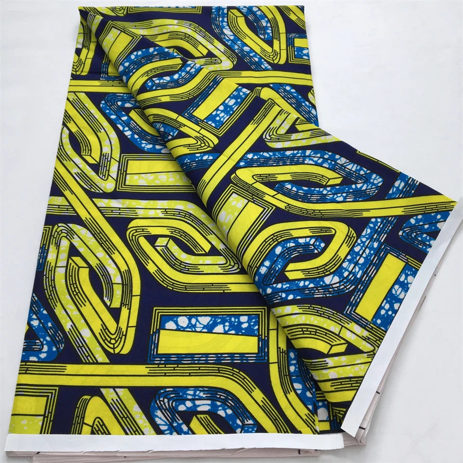 African Wax Fabric Prints 2025 New Arrivals Nigeria Wax Fabric Block Batik Dutch For Women DIY Dresses Cloth Sewing Materials