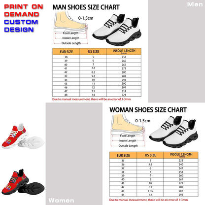 Custom Sneakers Canvas Flat Leather Boots Running Shoes Woman Man Print On Demand Image Design Holiday Matching DIY Dropshipping