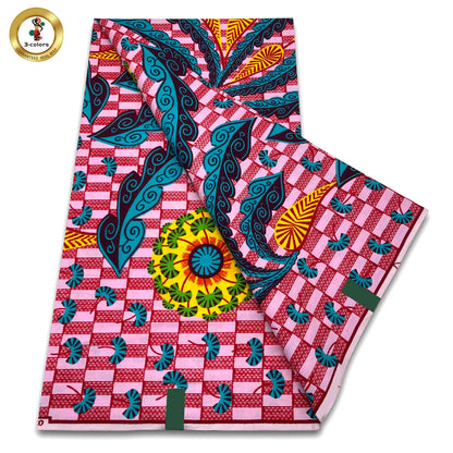 100% Cotton Veritable Original Ankara African Real Wax Print Fabric Ghana Wax Fabric High Quality Nigeria Batik Soft Tissu Pagne