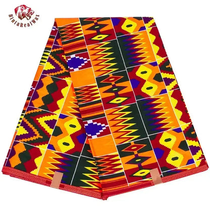 Bintarealwax African Real Wax Prints Fabric Ankara Cotton Material High Quality African Fabric For Party Dress 24FS1380