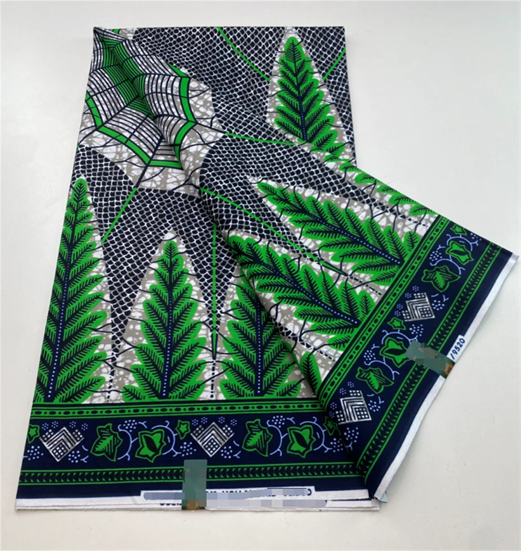 2024 African Real Wax Prints Fabric Nigerian Ankara Fashion Ghana 100% Cotton Veritable Guaranteed Original  Sewing Material