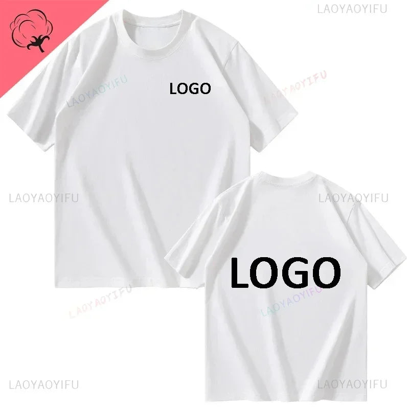 Customized Printed Men Women T-shirts Loose Casual Clothing Fashion Short Sleeve  Personality Streetwear Tee Tops Hot Sale