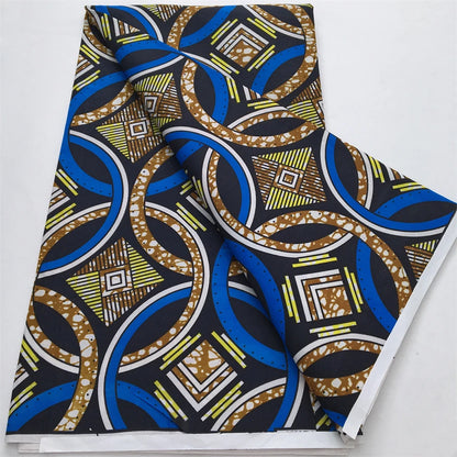 African Wax Fabric Prints 2025 New Arrivals Nigeria Wax Fabric Block Batik Dutch For Women DIY Dresses Cloth Sewing Materials