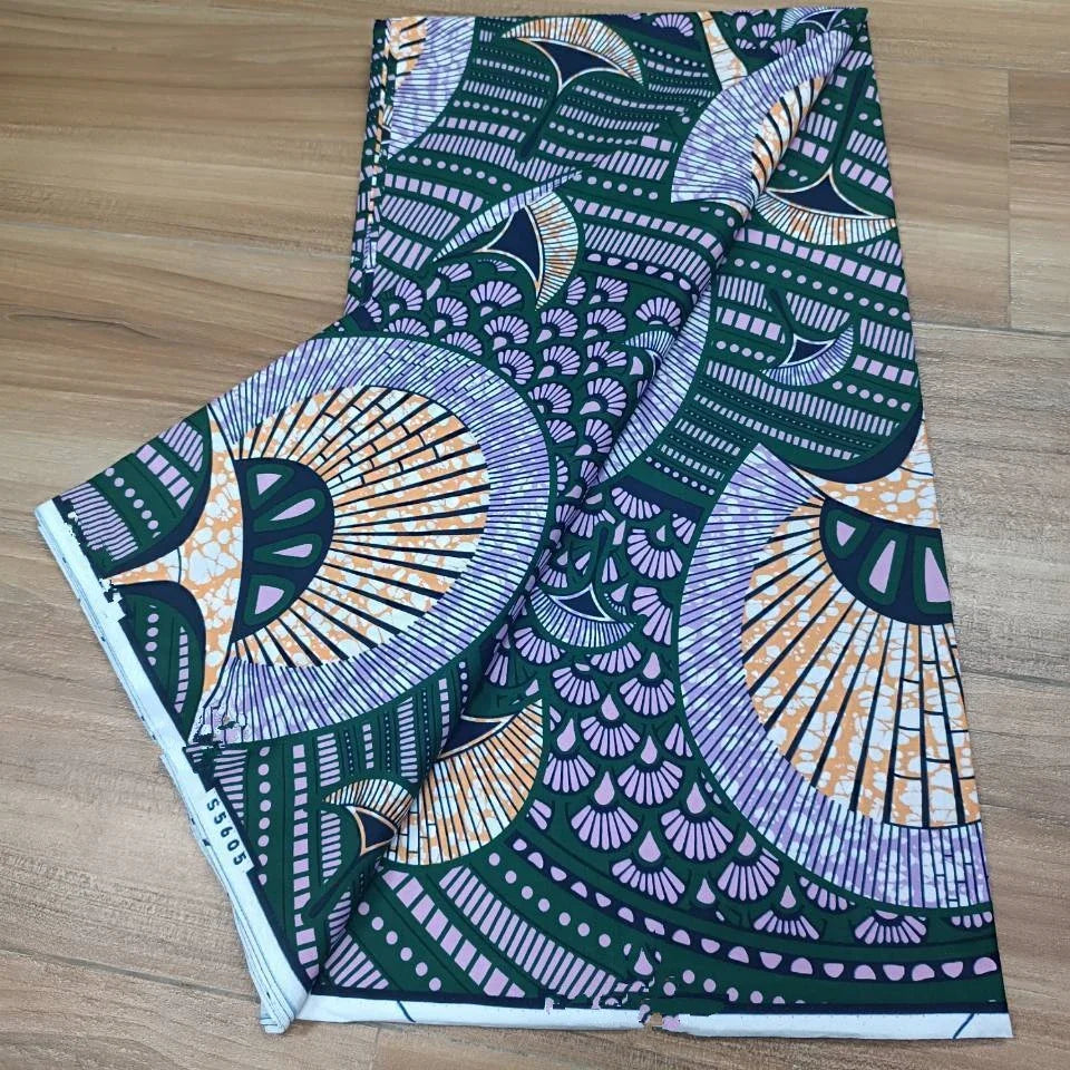 Ankara Wax Fabric 2023 High Quality African Wax Print Fabric 100% Cotton African Guaranteed Veritable Real Wax for Dresses