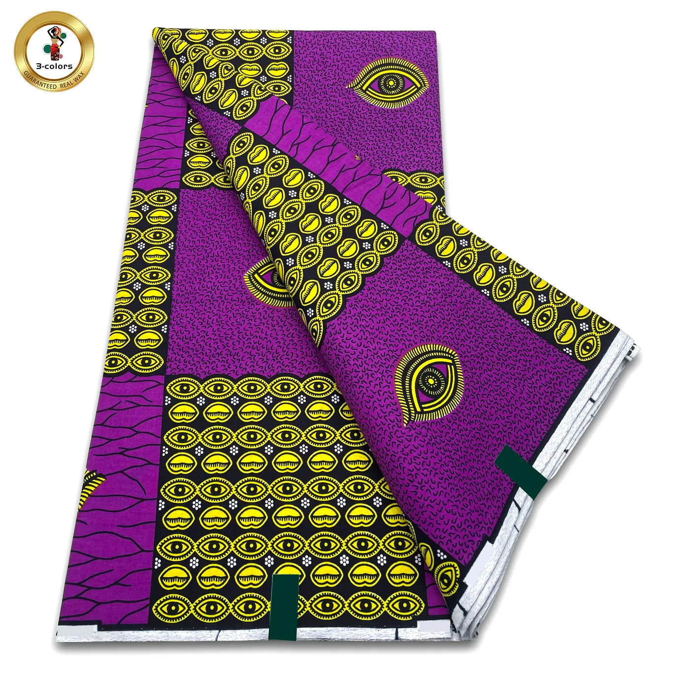 100% Cotton Veritable Original Ankara African Real Wax Print Fabric Ghana Wax Fabric High Quality Nigeria Batik Soft Tissu Pagne