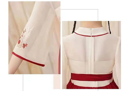 Chinese Hanfu girl's casual dress