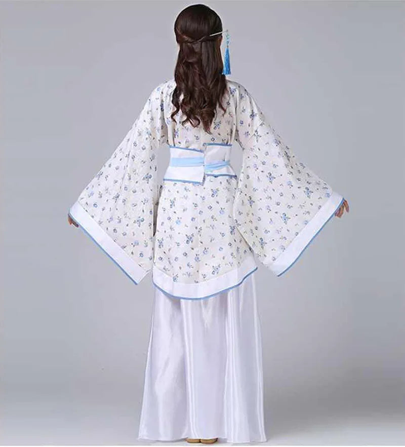 Hanfu Children 2023 Chinese Costume Kids Flower Girl Dresses Traditonal Stage Wear Women Dance Costume Adult Fairy Dress