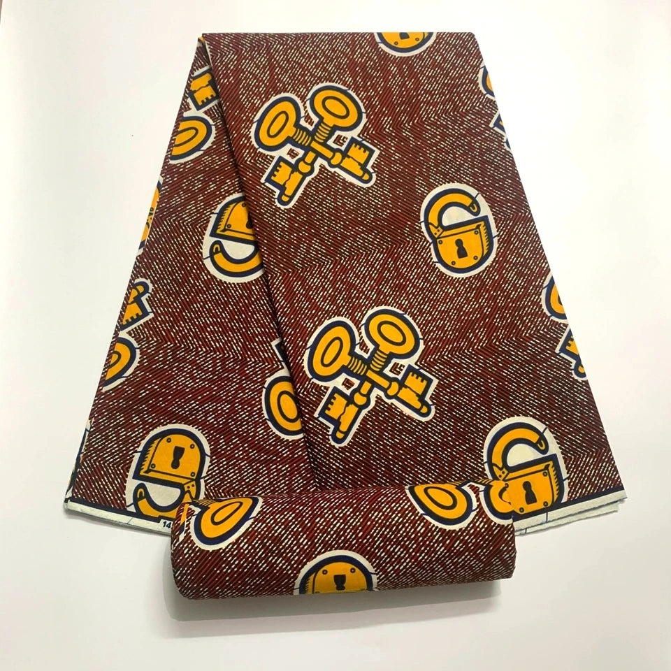 New Guaranteed Veritable 100% Original Real Wax Ankara Fabric soft African Print Fabric For Wedding Dress Tissus Coton 6Yards