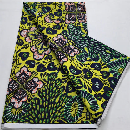 African Wax Fabric Prints 2025 New Arrivals Nigeria Wax Fabric Block Batik Dutch For Women DIY Dresses Cloth Sewing Materials