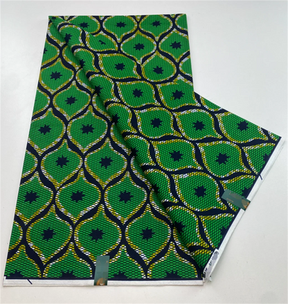 2024 African Real Wax Prints Fabric Nigerian Ankara Fashion Ghana 100% Cotton Veritable Guaranteed Original  Sewing Material