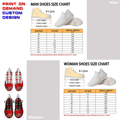 Custom Sneakers Canvas Flat Leather Boots Running Shoes Woman Man Print On Demand Image Design Holiday Matching DIY Dropshipping