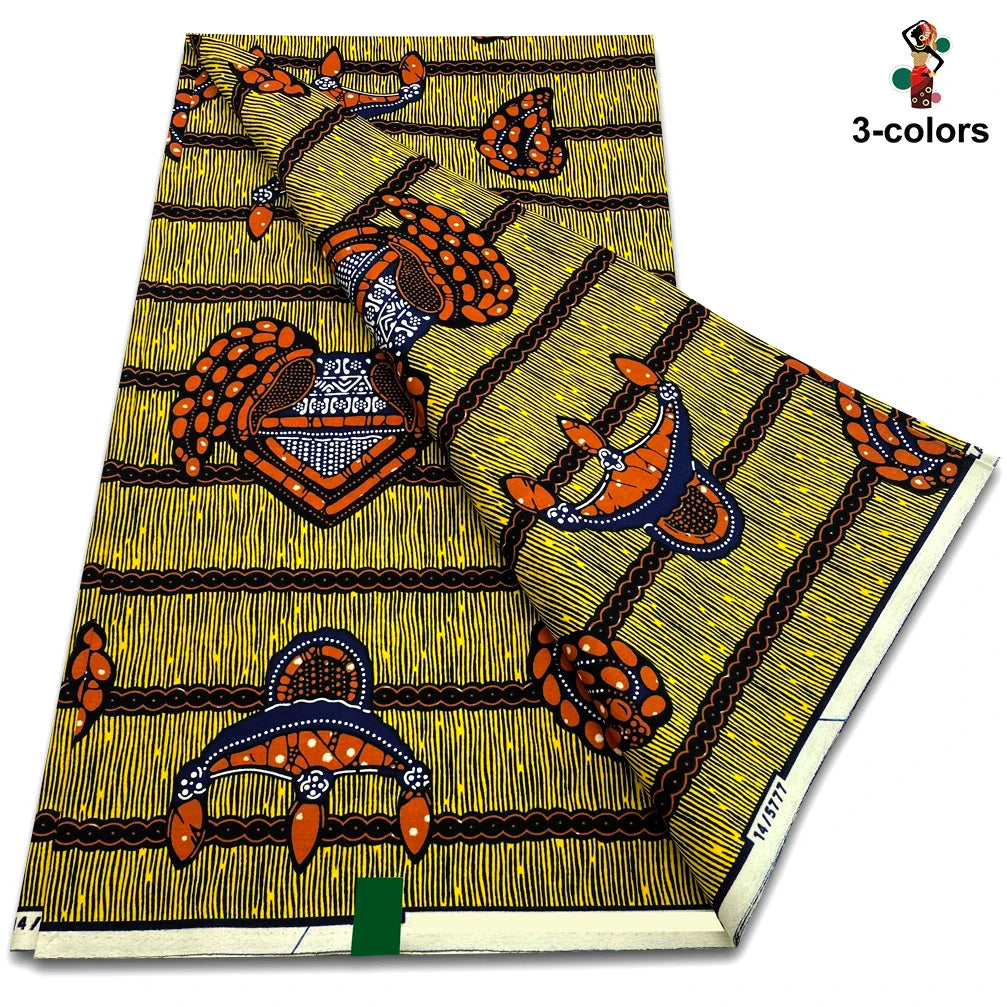 Ankara Wax Fabric High Quality African Wax Print Fabric 100% Cotton Soft Guaranteed Veritable Real Dutch Pagne for Dresses