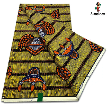 Ankara Wax Fabric High Quality African Wax Print Fabric 100% Cotton Soft Guaranteed Veritable Real Dutch Pagne for Dresses