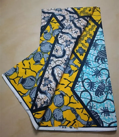 Ankara Wax Fabric 2023 High Quality African Wax Print Fabric 100% Cotton African Guaranteed Veritable Real Wax for Dresses