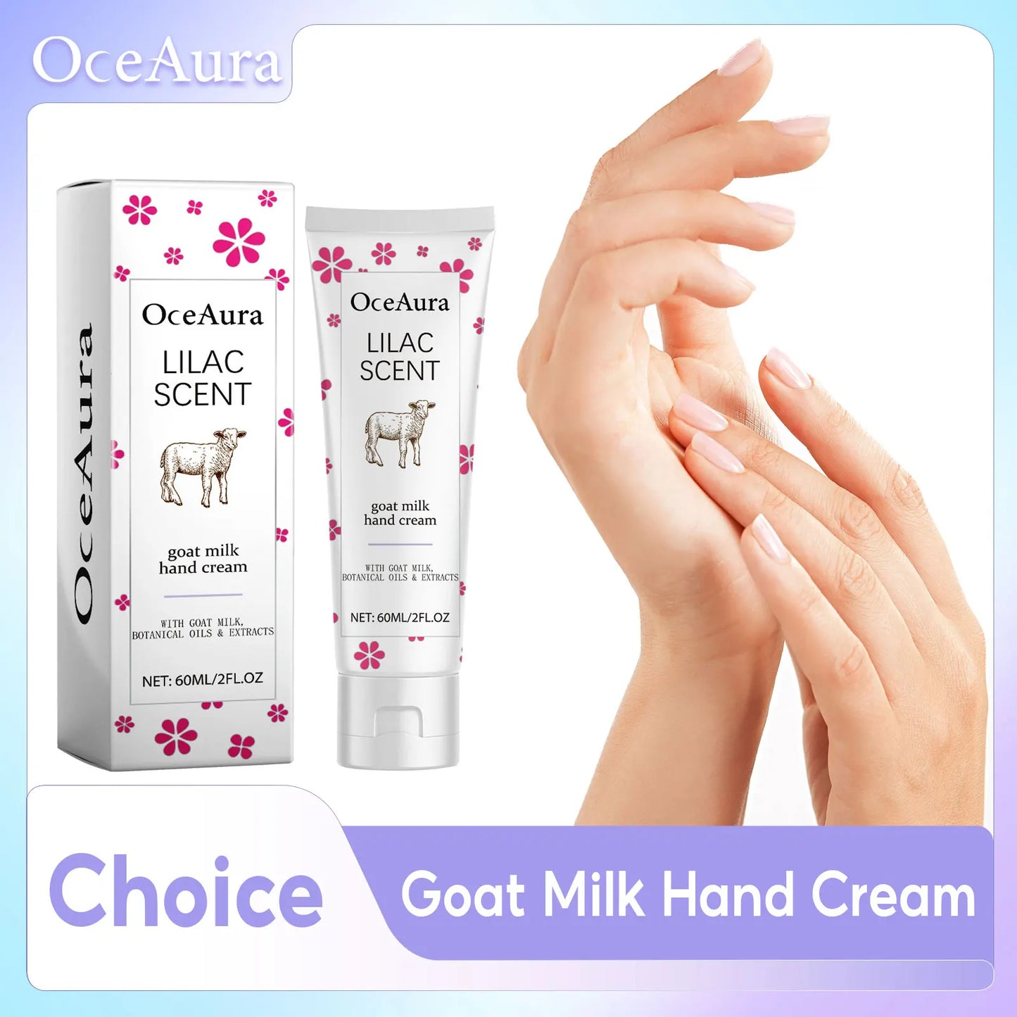 "Goat Milk Hand Cream – Anti-Drying, Moisturizing, Brightening, and Crack Prevention – Tender Hand Beauty & Health Care"