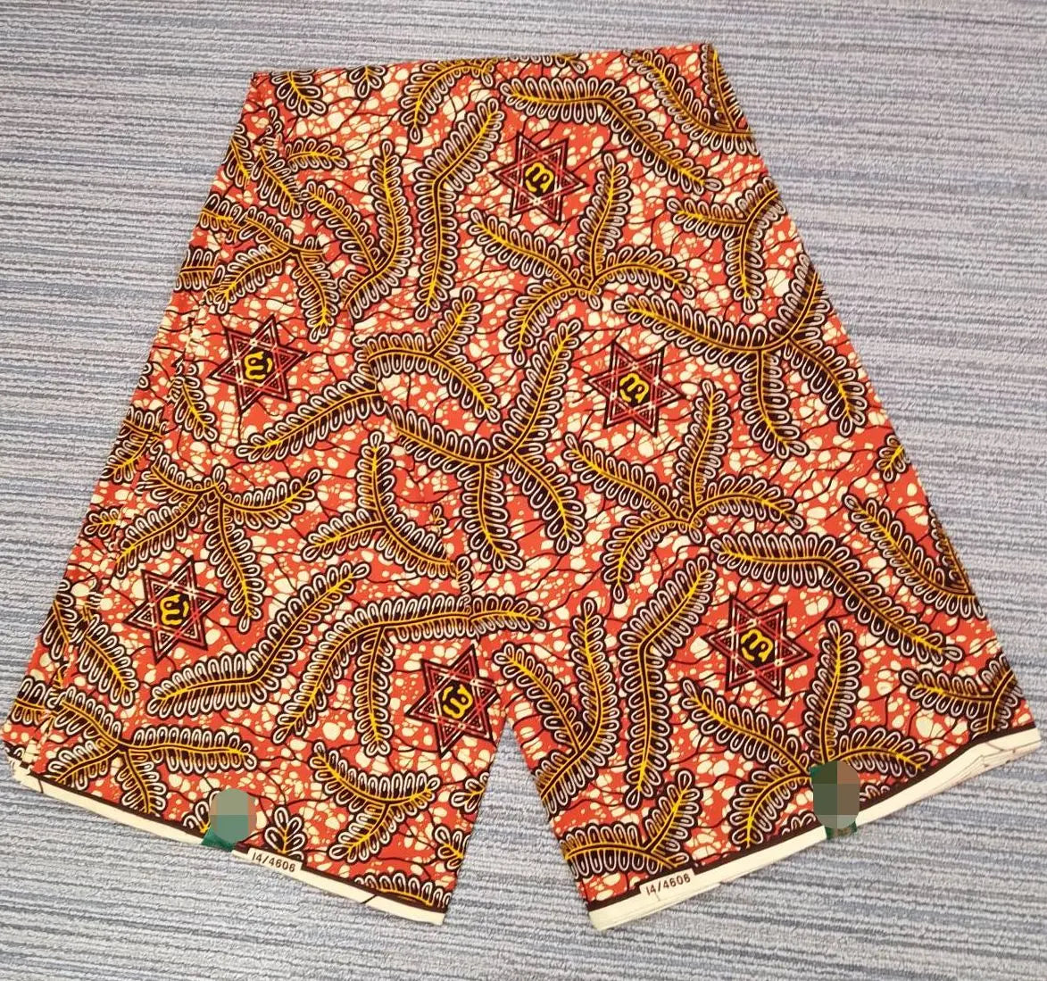 2023 new fashion 100% cotton veritable gold print african real wax fabric ankara wax ghana nigeria style pagne sewing material