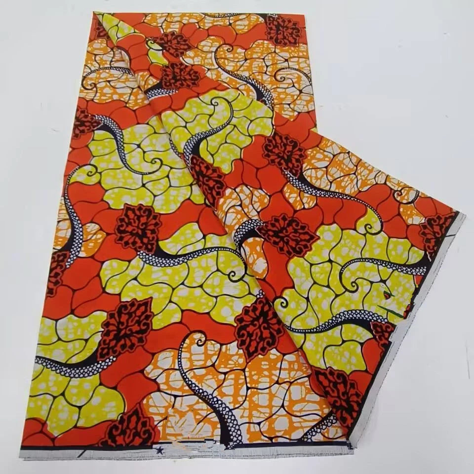 Ankara Wax Fabric 2023 High Quality African Wax Print Fabric 100% Cotton African Guaranteed Veritable Real Wax for Dresses