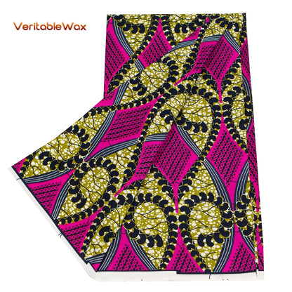 2024 Veritablewax Ankara Africa Prints Batik Wax Fabric African Dress Craft DIY Sewing Textile Polyester Nigeria Tissu N-24