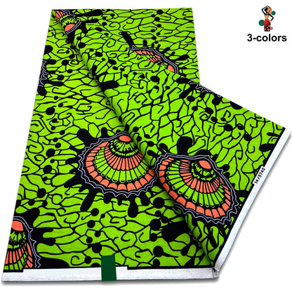 Ankara Wax Fabric High Quality African Wax Print Fabric 100% Cotton Soft Guaranteed Veritable Real Dutch Pagne for Dresses