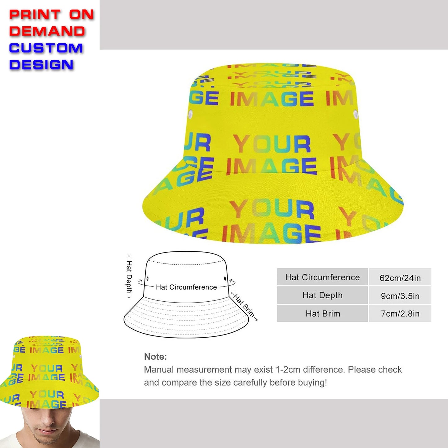 Custom Print On Demand Party Accessories Hats Scarves Men's Women's Cartoon Image Design Customized DIY Dropshipping