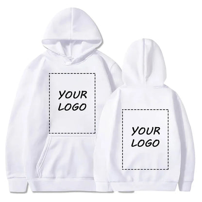 Hot Sale Custom Hoodie Sweatshirts Men Design Your Logo Fleece Hooded Clothes Women Harajuku Outerwear Y2k Size Hoody XS-3XL