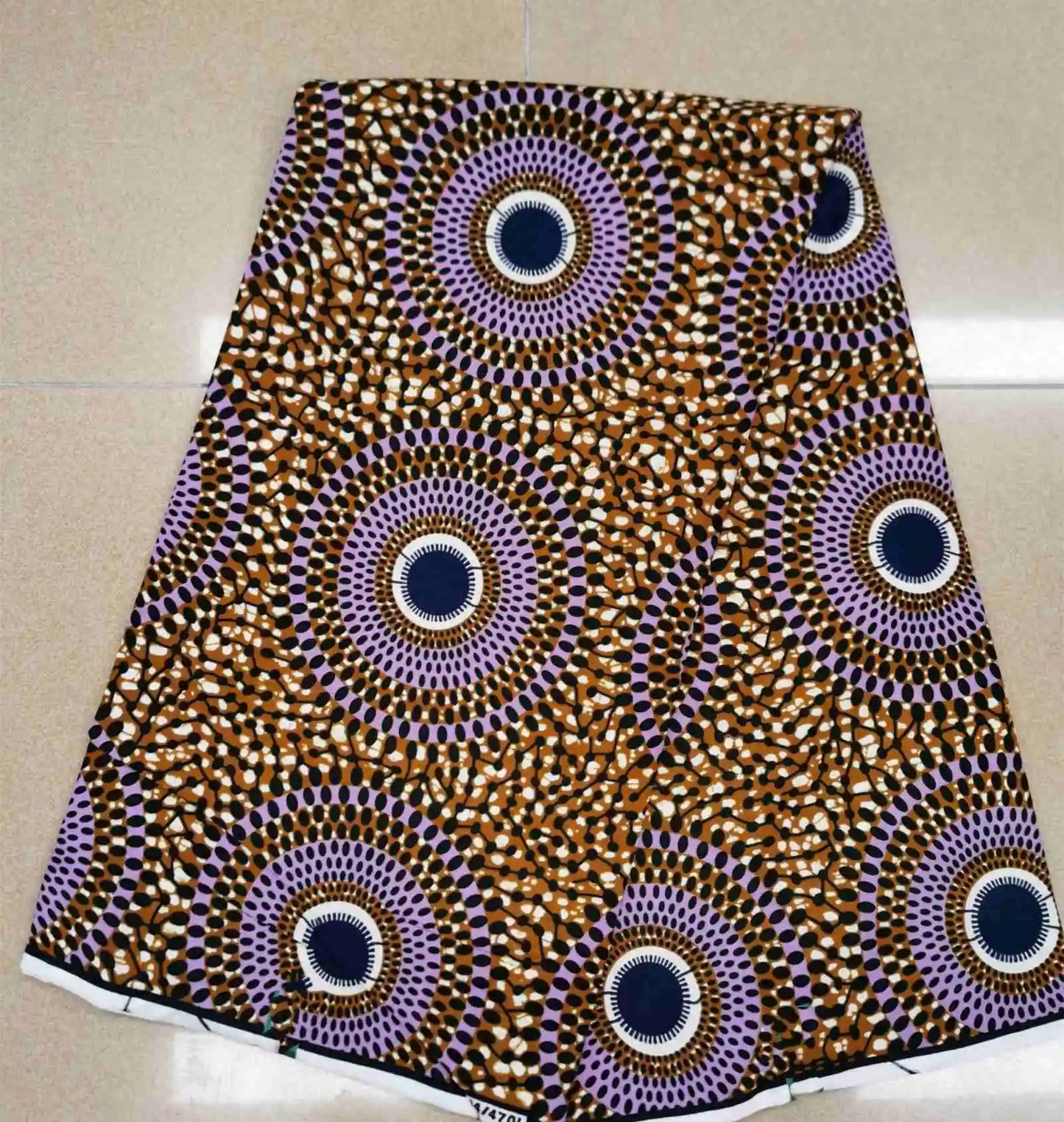 2023 new fashion 100% cotton veritable gold print african real wax fabric ankara wax ghana nigeria style pagne sewing material