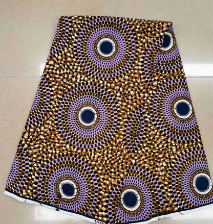 2023 new fashion 100% cotton veritable gold print african real wax fabric ankara wax ghana nigeria style pagne sewing material