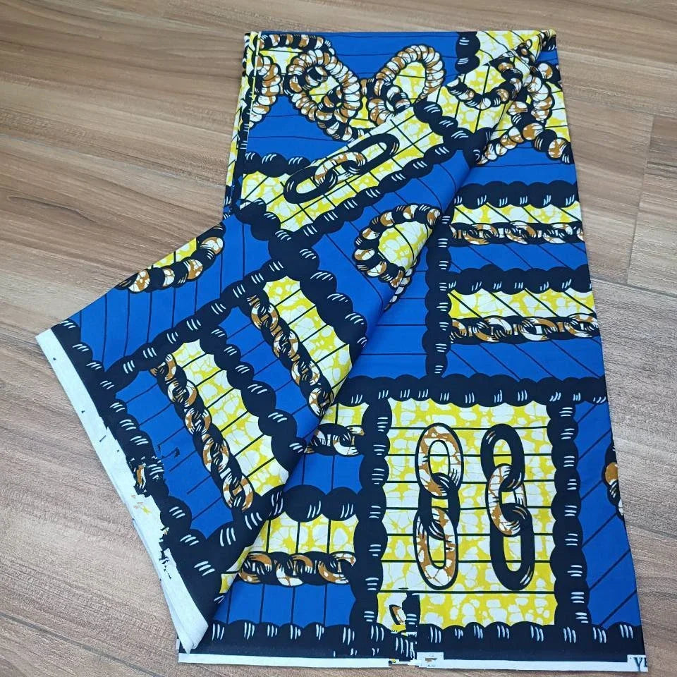 Ankara Wax Fabric 2023 High Quality African Wax Print Fabric 100% Cotton African Guaranteed Veritable Real Wax for Dresses