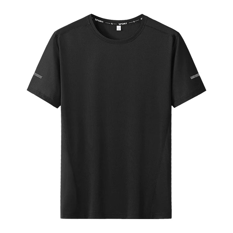 T-shirt Big Size 9XL for Men Quick Drying T-shirt for Men Round Neck Plus Size Short Sleeve Oversized T Shirt