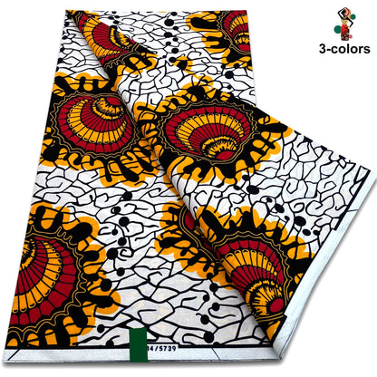 Ankara Wax Fabric High Quality African Wax Print Fabric 100% Cotton Soft Guaranteed Veritable Real Dutch Pagne for Dresses