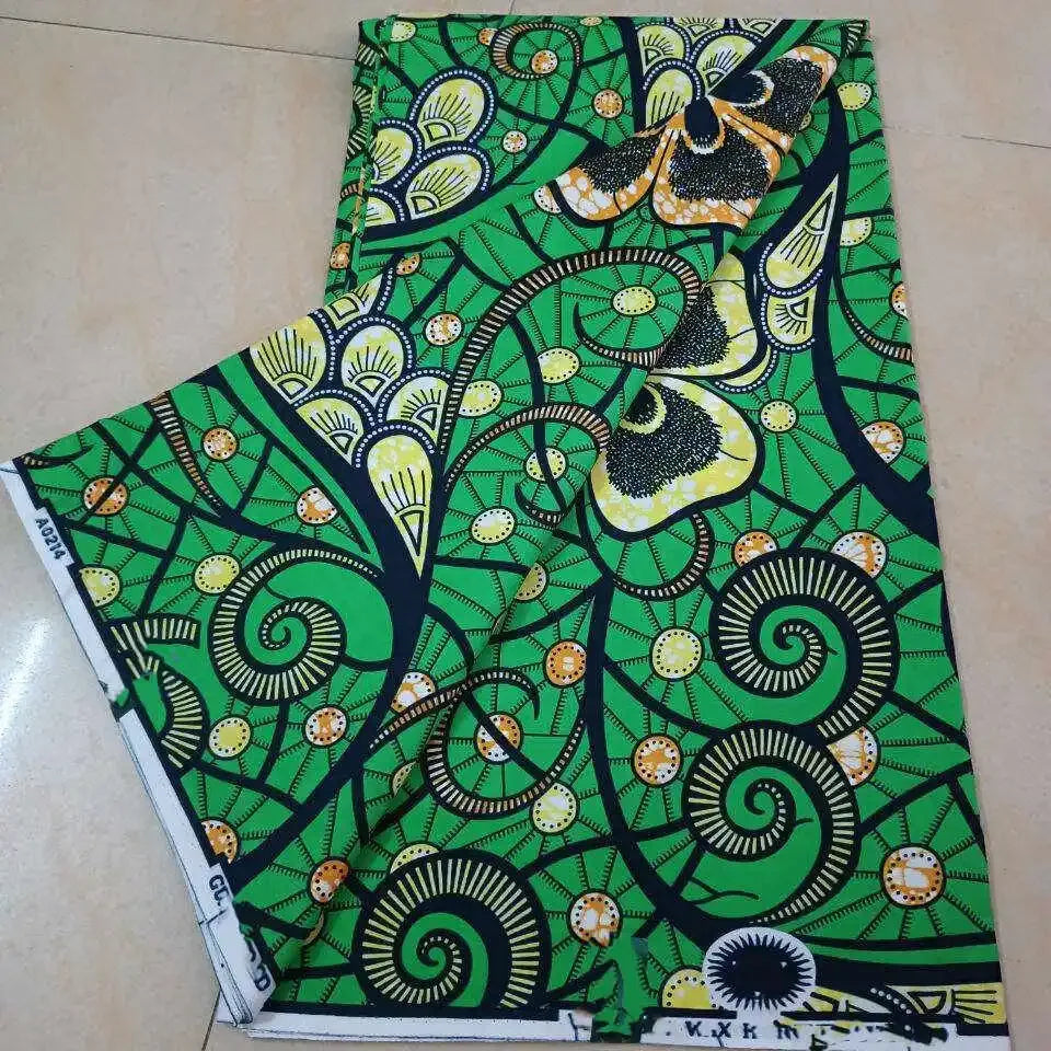 100% cotton new original wax fabric african print fabric tissue wax fabric 2022 wholesale african wax ankara material 6yard