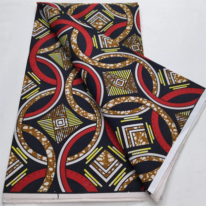 African Wax Fabric Prints 2025 New Arrivals Nigeria Wax Fabric Block Batik Dutch For Women DIY Dresses Cloth Sewing Materials