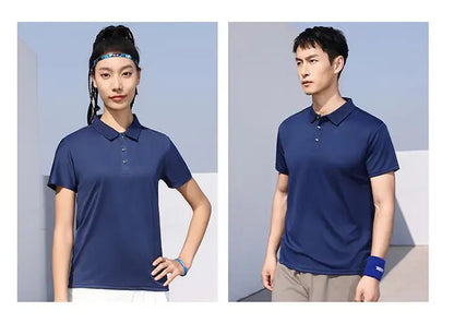 Customized Quick Drying Shirts Men Women Summer Sport Polo Shirt Cool Fabric Running Fitness T-shirt Logo Personalised Clothing