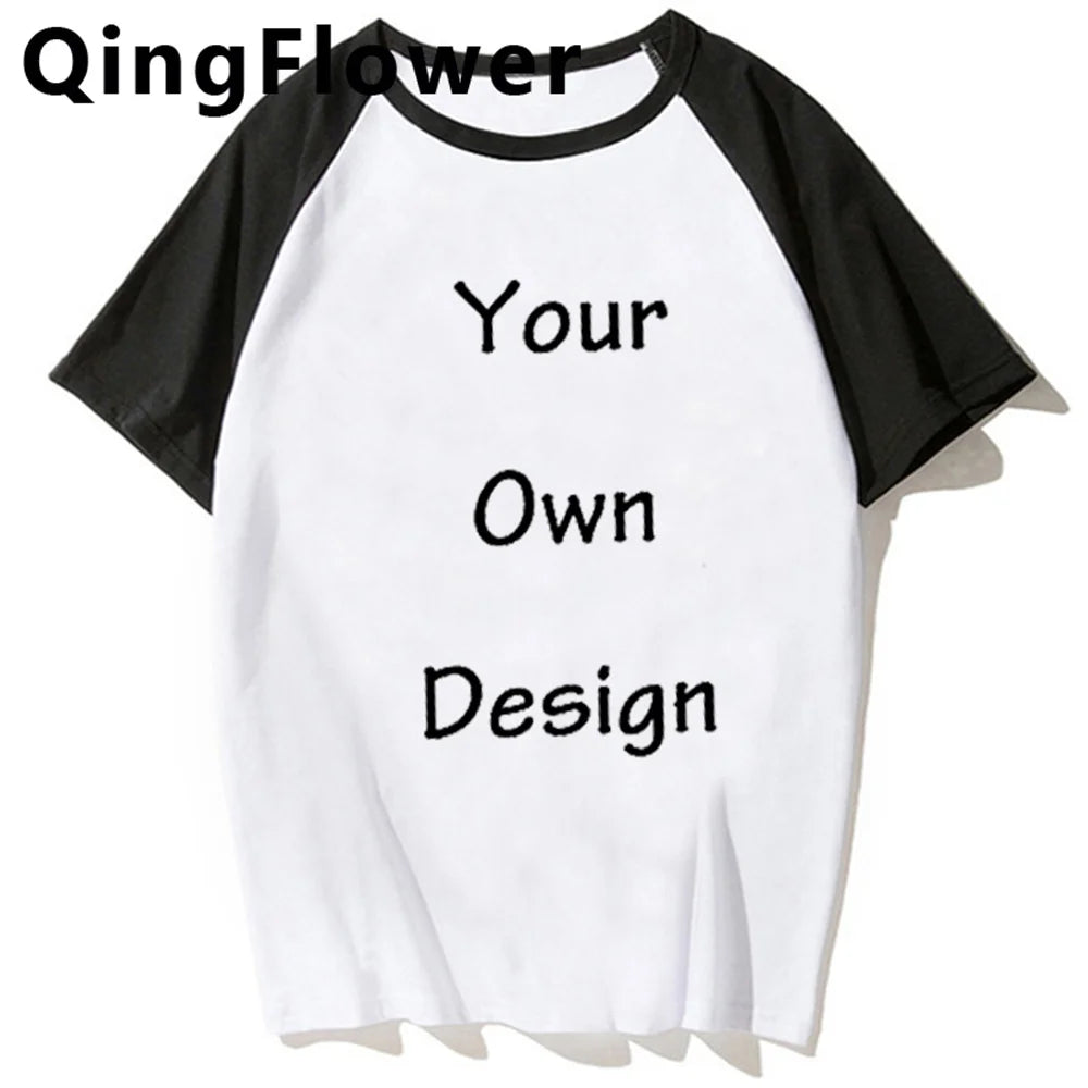 Customized Your Design shirt female Trendy Grunge Colorful hip hop t shirt Retro Psychedelic women 2000s Breathable anime