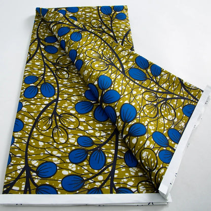 2024 Newest Nigerian Ankara African Polyester Material Wax Fabric DIY Print Sewing Tissu Textile Material For Women Dresses