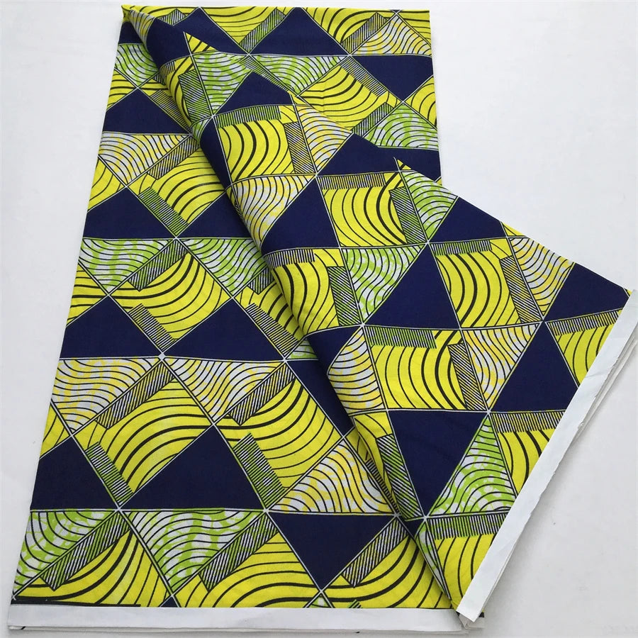 African Wax Fabric Prints 2025 New Arrivals Nigeria Wax Fabric Block Batik Dutch For Women DIY Dresses Cloth Sewing Materials