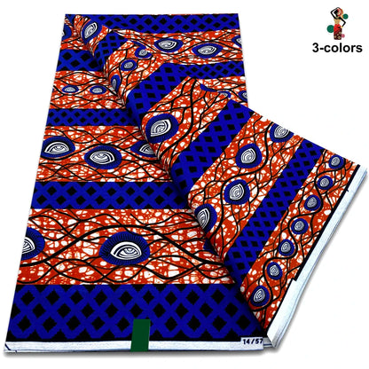 Ankara Wax Fabric High Quality African Wax Print Fabric 100% Cotton Soft Guaranteed Veritable Real Dutch Pagne for Dresses