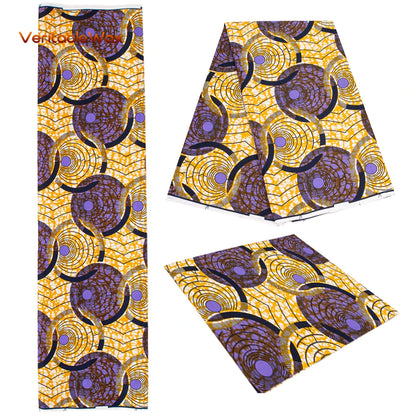 2024 Veritablewax Ankara Africa Prints Batik Wax Fabric African Dress Craft DIY Sewing Textile Polyester Nigeria Tissu N-24