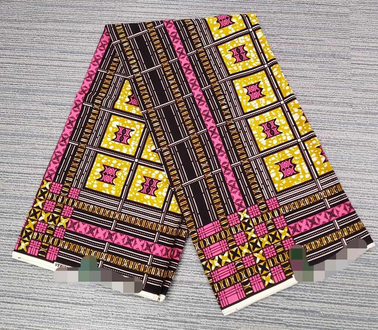 2023 new fashion 100% cotton veritable gold print african real wax fabric ankara wax ghana nigeria style pagne sewing material